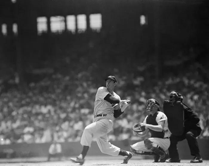 Framed Print : Joe Dimaggio Swinging A Bat Framed Print : Joe Dimaggio Swinging A Bat