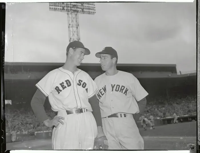 Framed Print : Joe DiMaggio and Ted Williams Framed Print : Joe DiMaggio and Ted Williams