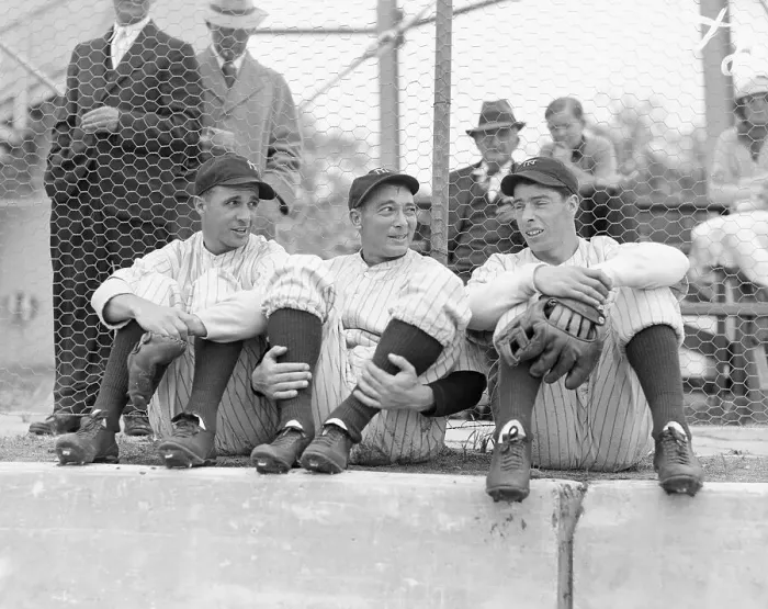 Framed Print : Joe DiMaggio and Tony Lazzeri Framed Print : Joe DiMaggio and Tony Lazzeri