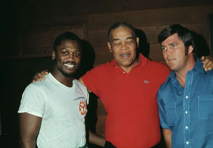 Framed Print : Joe Frazier, Joe Louis And Jerry Quary Framed Print : Joe Frazier, Joe Louis And Jerry Quary