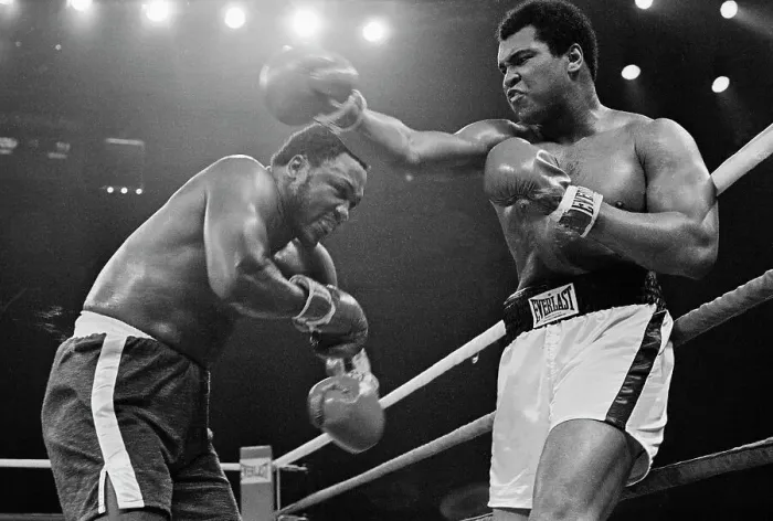 Framed Print : Joe Frazier and Muhammad Ali Boxing Framed Print : Joe Frazier and Muhammad Ali Boxing