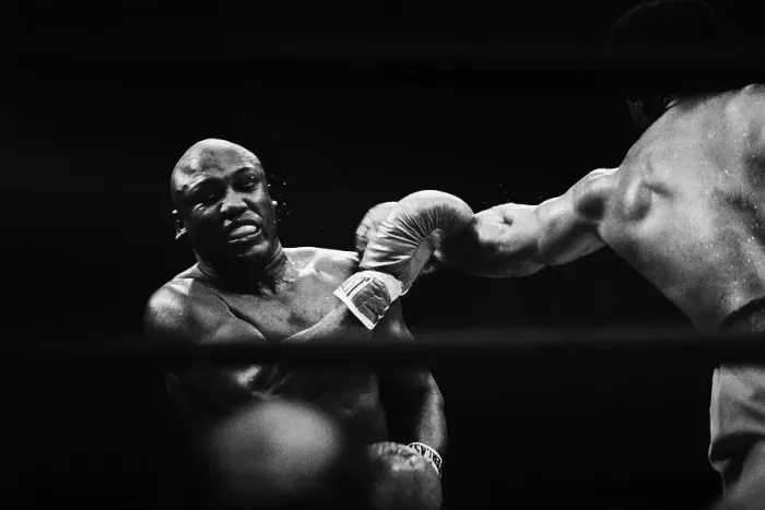Framed Print : Joe Frazier Shown Reeling From Punch Framed Print : Joe Frazier Shown Reeling From Punch