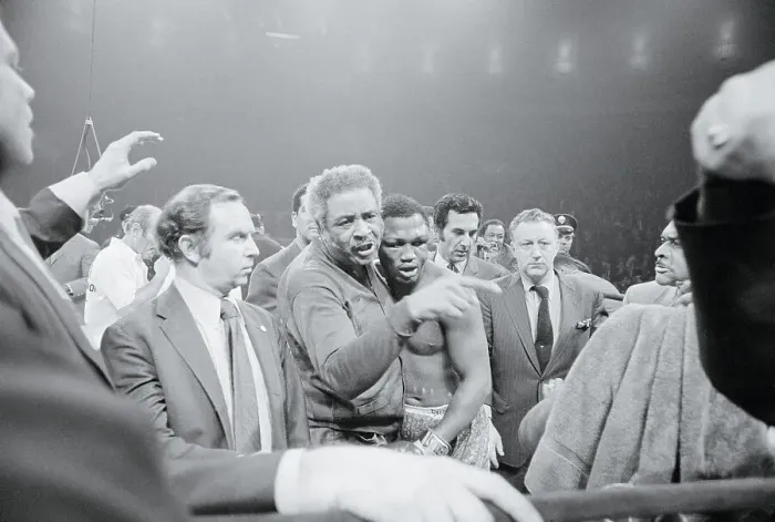 Framed Print : Joe Frazier After Winning Fight Framed Print : Joe Frazier After Winning Fight