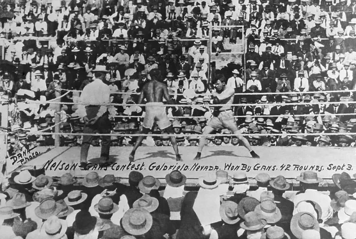 Framed Print : Joe Gans and Battling Nelson 1906 Framed Print : Joe Gans and Battling Nelson 1906