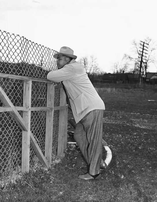 Framed Print : Joe Louis, heavyweight champion, at French Lick, Indiana