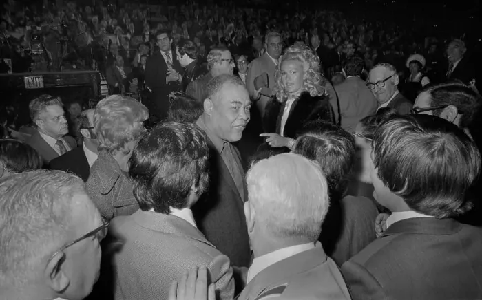 Framed Print : Joe Louis at the Ali-Frazier Fight Framed Print : Joe Louis at the Ali-Frazier Fight