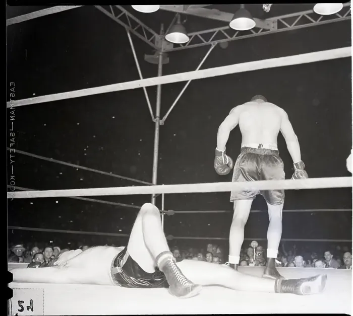 Framed Print : Joe Louis Downs Buddy Baer Framed Print : Joe Louis Downs Buddy Baer