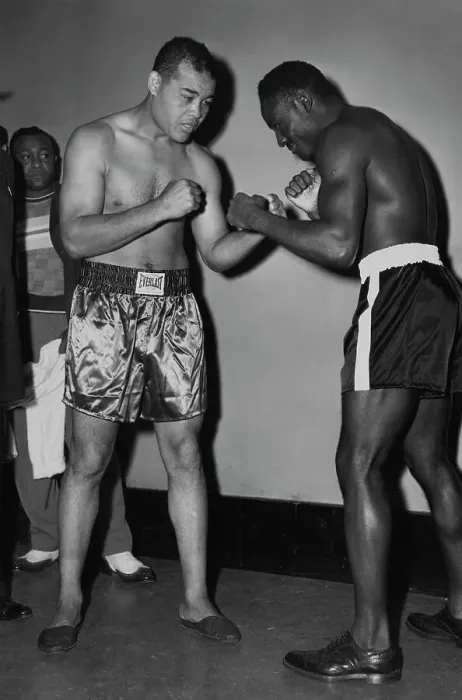 Framed Print : Joe Louis And Ezzard Charles Framed Print : Joe Louis And Ezzard Charles