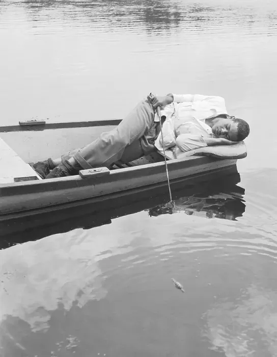 Framed Print : Joe Louis Fishing Framed Print : Joe Louis Fishing