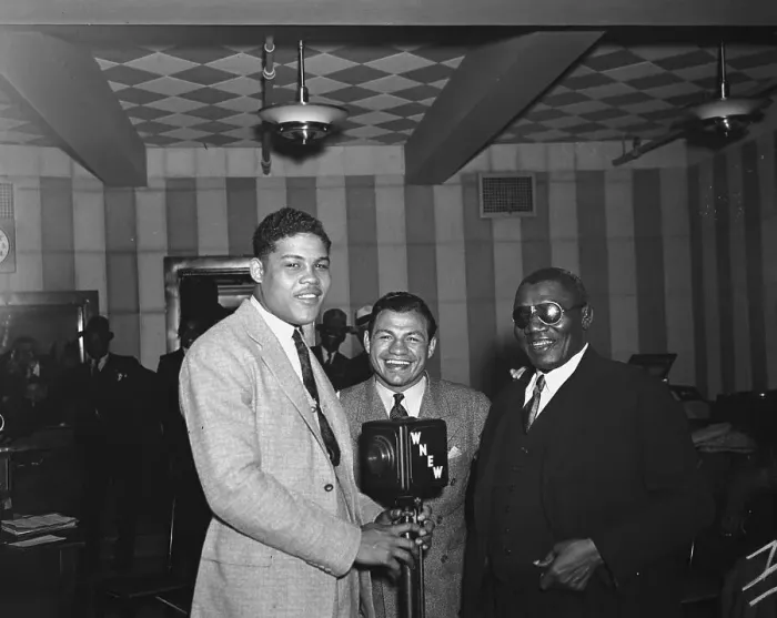 Framed Print : Joe Louis with Friends Framed Print : Joe Louis with Friends