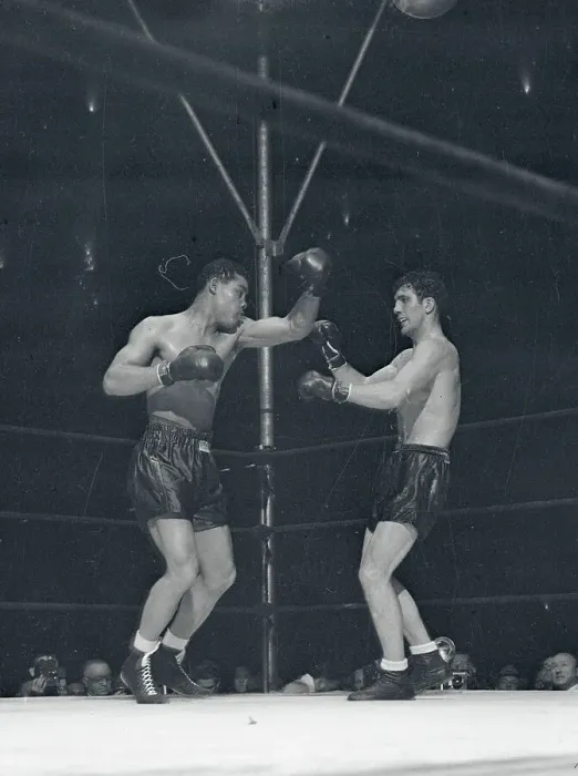 Framed Print : Joe Louis Missing His Intended Punch Framed Print : Joe Louis Missing His Intended Punch
