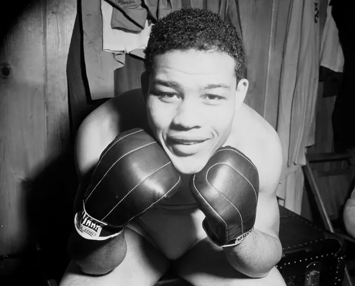 Framed Print : Joe Louis Posing in Gloves Framed Print : Joe Louis Posing in Gloves