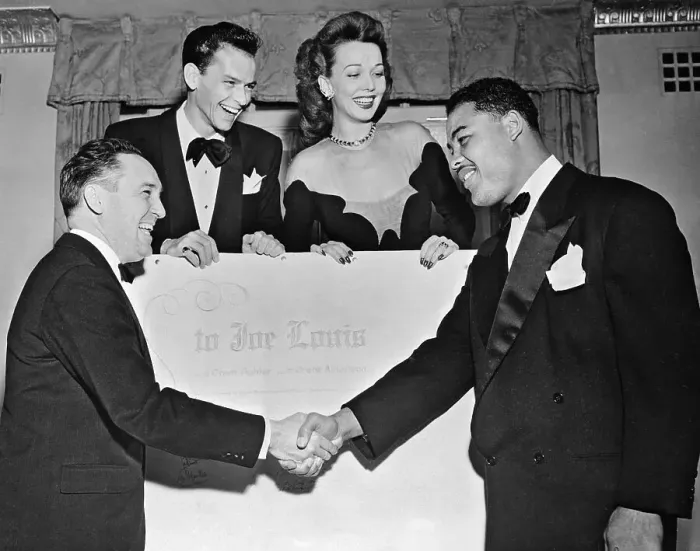Framed Print : Joe Louis Receives Tribute Framed Print : Joe Louis Receives Tribute