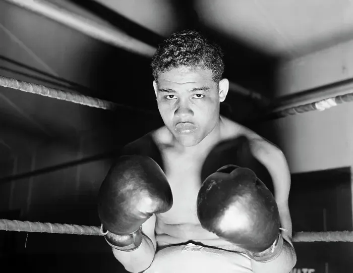 Framed Print : Joe Louis in the Ring Framed Print : Joe Louis in the Ring