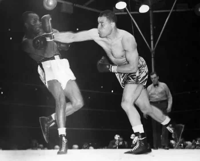 Framed Print : Joe Louis In Ring Knocking Out Opponent Framed Print : Joe Louis In Ring Knocking Out Opponent