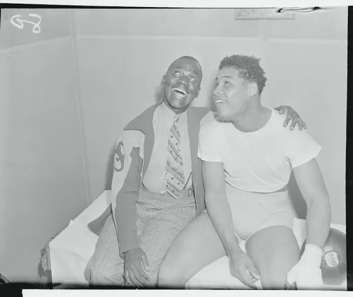 Framed Print : Joe Louis and Bill Robinson Framed Print : Joe Louis and Bill Robinson