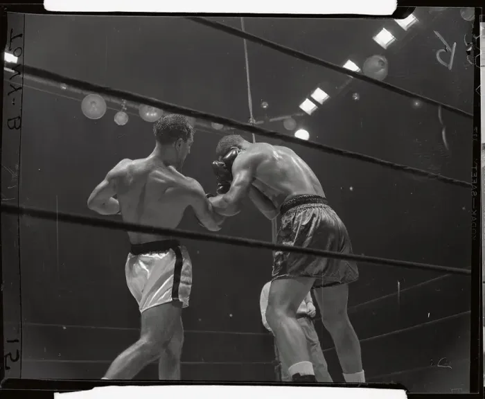 Framed Print : Joe Louis And Rockey Marciano Framed Print : Joe Louis And Rockey Marciano