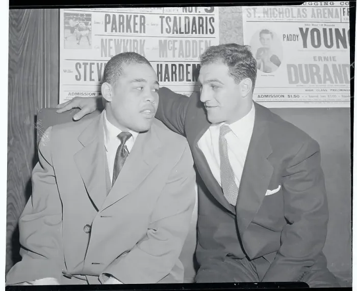 Framed Print : Joe Louis and Rocky Marciano Conversing Framed Print : Joe Louis and Rocky Marciano Conversing