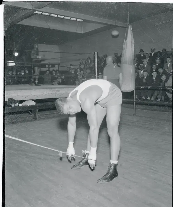 Framed Print : Joe Louis Stretching Framed Print : Joe Louis Stretching