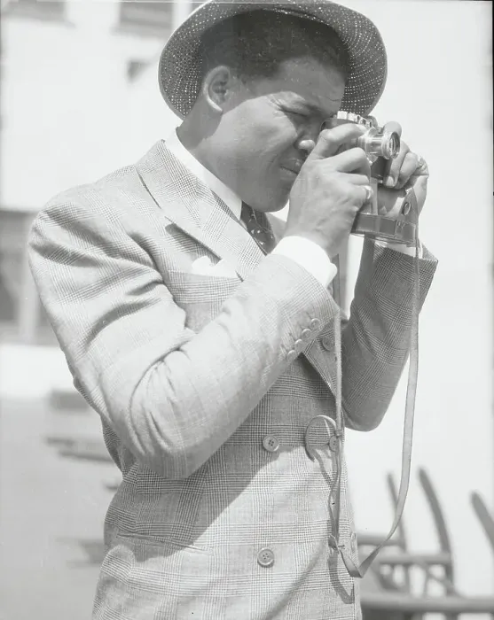 Framed Print : Joe Louis Taking Photograph Framed Print : Joe Louis Taking Photograph