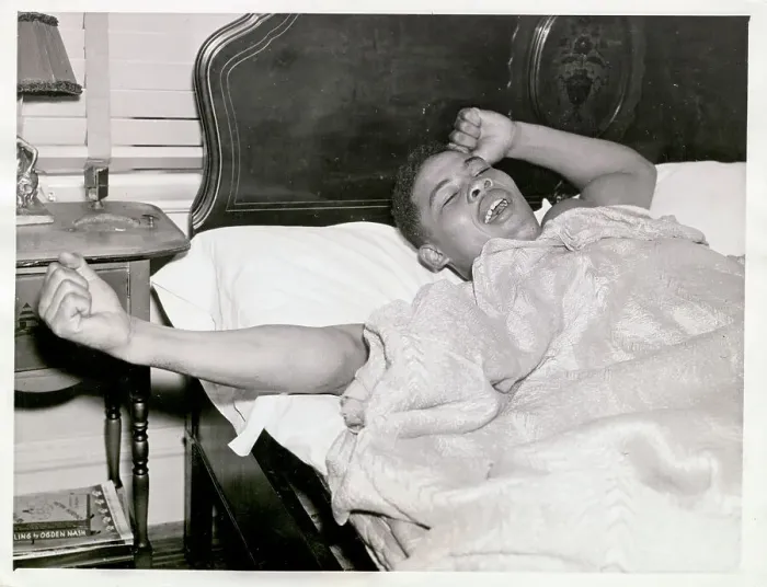 Framed Print : Joe Louis Waking Up