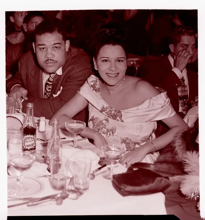 Framed Print : Joe Louis With Wife In Club Framed Print : Joe Louis With Wife In Club