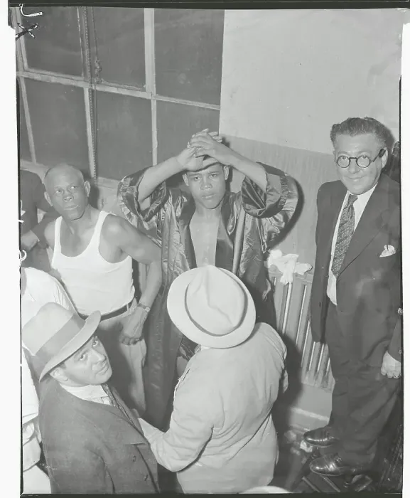 Framed Print : Joe Louis After Winning Bout Framed Print : Joe Louis After Winning Bout