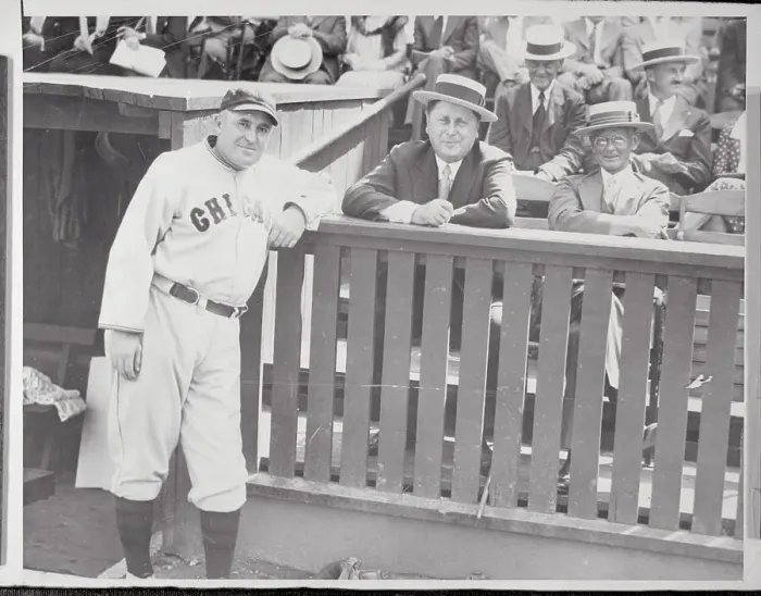 Framed Print : Joe McCarthy Posing with William Wrigley Framed Print : Joe McCarthy Posing with William Wrigley
