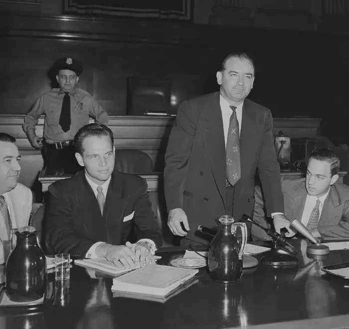 Framed Print : Joe Mccarthy & Roy Cohn At Hearing Framed Print : Joe Mccarthy & Roy Cohn At Hearing