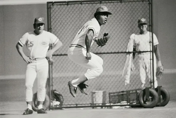 Framed Print : Joe Morgan Jumping Up In Air Framed Print : Joe Morgan Jumping Up In Air