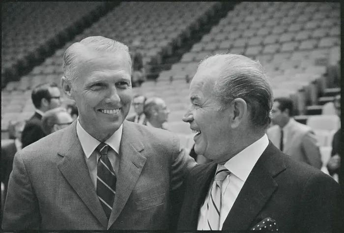 Framed Print : Joe Mullaney with Jack Kent Cooke Framed Print : Joe Mullaney with Jack Kent Cooke