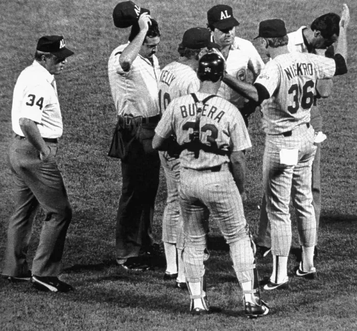 Framed Print : Joe Niekro Gets Ejected Framed Print : Joe Niekro Gets Ejected