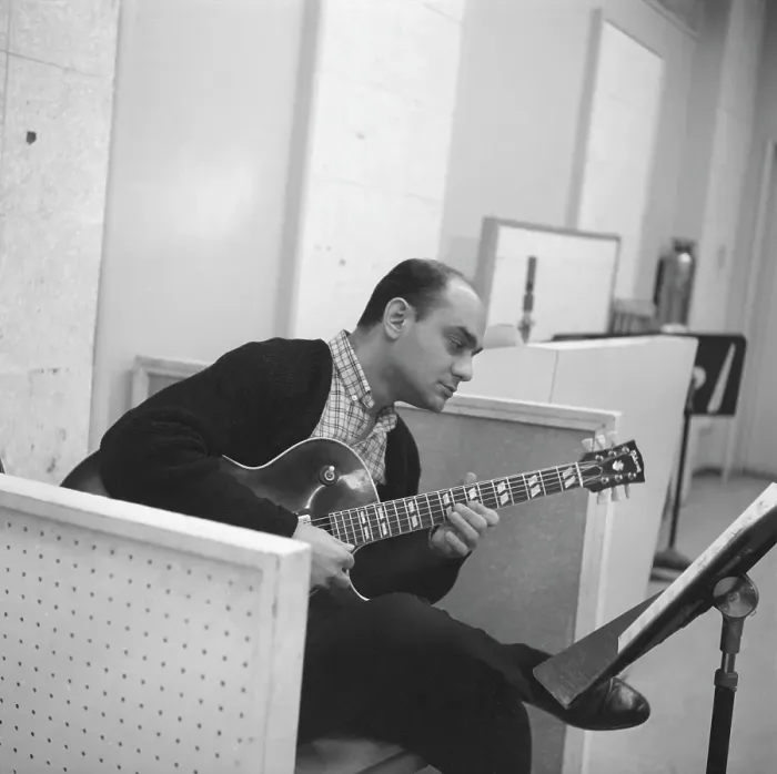 Framed Print : Joe Pass In The Studio