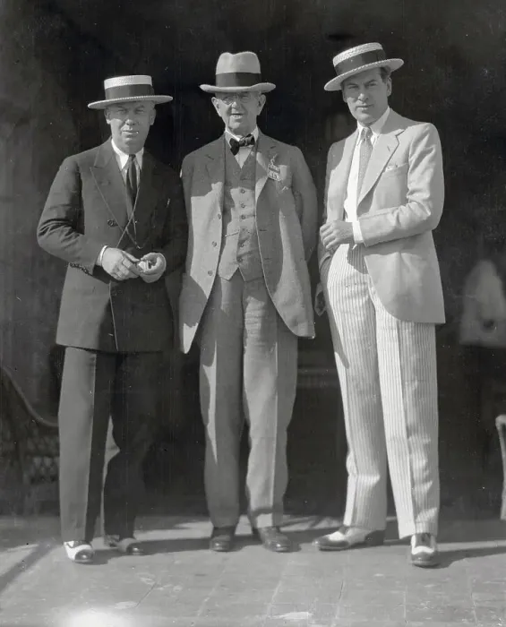 Framed Print : Joe Smoot with Charles Comiskey and Thomas Meighan Framed Print : Joe Smoot with Charles Comiskey and Thomas Meighan