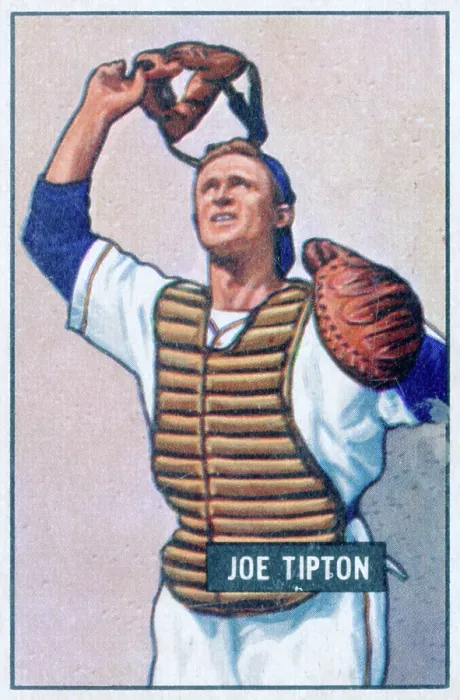 Framed Print : Joe Tipton Baseball Card Framed Print : Joe Tipton Baseball Card