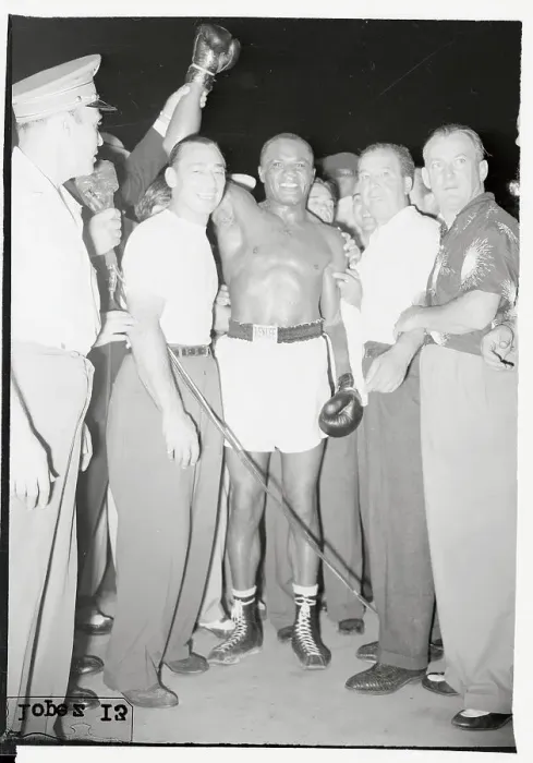 Framed Print : Joe Walcott After Victory Framed Print : Joe Walcott After Victory