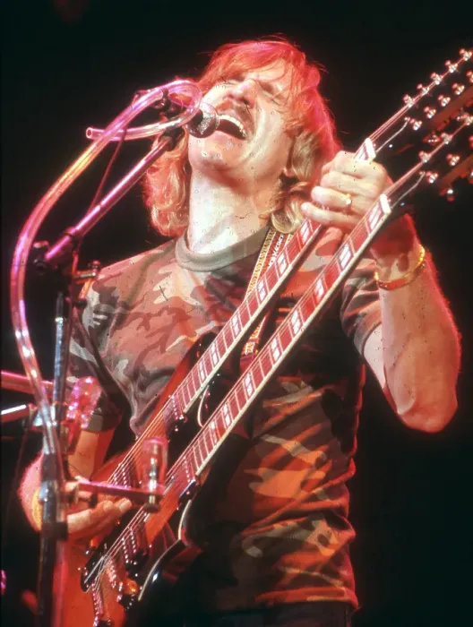 Framed Print : Joe Walsh of the Eagles Performing Framed Print : Joe Walsh of the Eagles Performing