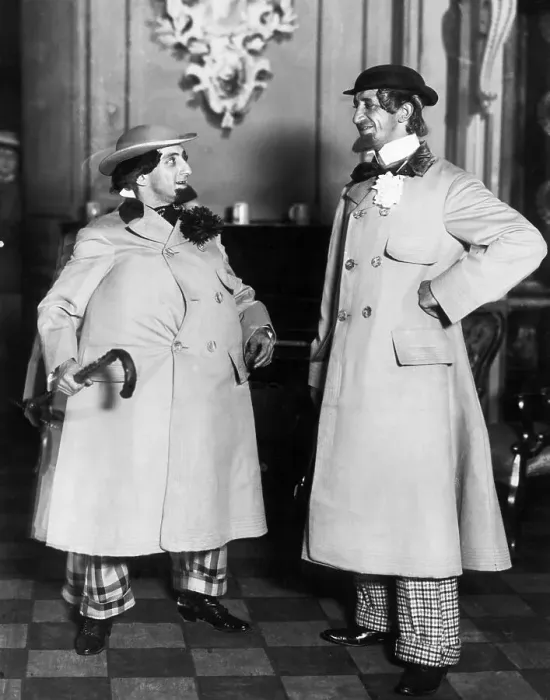 Framed Print : Joe Weber And Lew Fields In Costume Framed Print : Joe Weber And Lew Fields In Costume