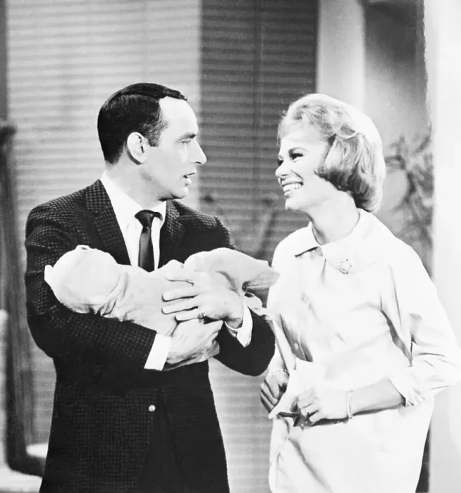 Framed Print : Joey Bishop and Abby Dalton Framed Print : Joey Bishop and Abby Dalton