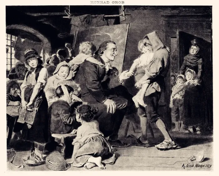 Framed Print : JOHAN HEINRICH PESTALOZZI (XXXL) Framed Print : JOHAN HEINRICH PESTALOZZI (XXXL)