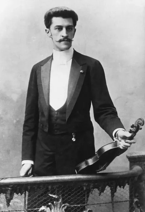 Framed Print : Johann Strauss In Frock Coat With Violin Framed Print : Johann Strauss In Frock Coat With Violin