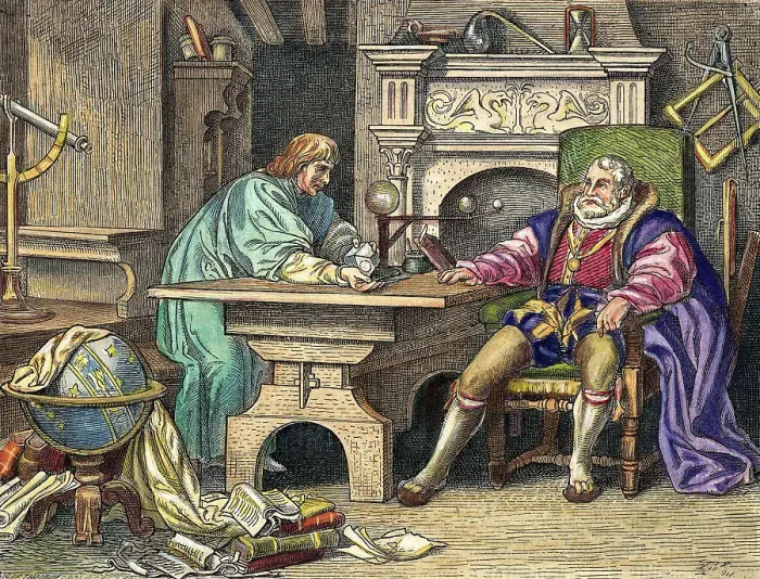 Framed Print : Johannes Kepler Talking with Rudolph II Framed Print : Johannes Kepler Talking with Rudolph II
