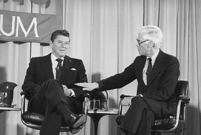 Framed Print : John Anderson and Ronald Reagan Framed Print : John Anderson and Ronald Reagan