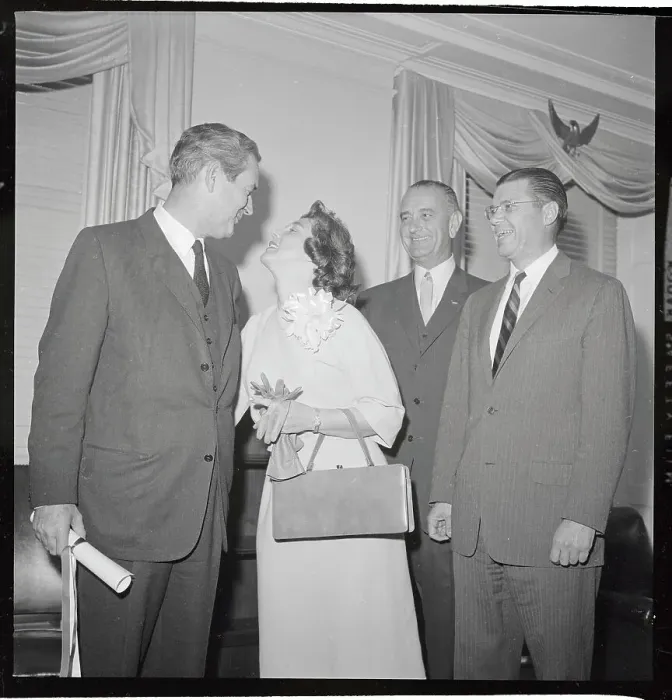 Framed Print : John B. Connally and Wife with Others at Secretary of Navy Reception Framed Print : John B. Connally and Wife with Others at Secretary of Navy Reception
