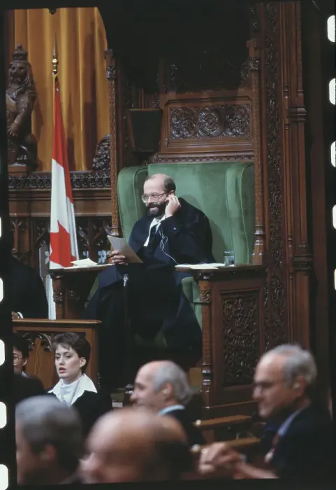 Framed Print : John Bosley in the House of Commons Framed Print : John Bosley in the House of Commons