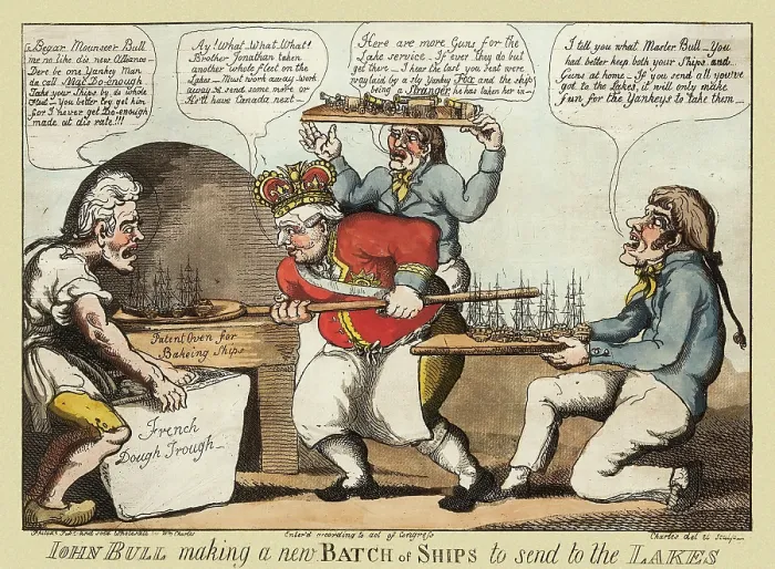 Framed Print : John Bull making a new Batch of Ships Framed Print : John Bull making a new Batch of Ships