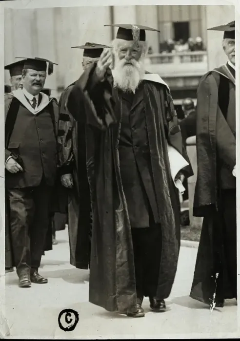 Framed Print : John Burroughs In Academic Robes Framed Print : John Burroughs In Academic Robes
