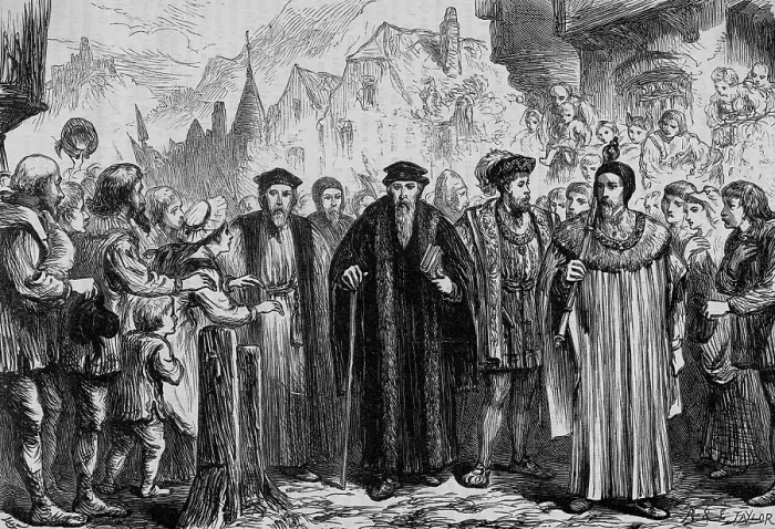 Framed Print : John Calvin Returning to Geneva Framed Print : John Calvin Returning to Geneva