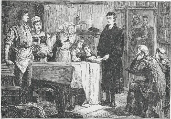 Framed Print : John Calvin Spreading His Ideologies Framed Print : John Calvin Spreading His Ideologies