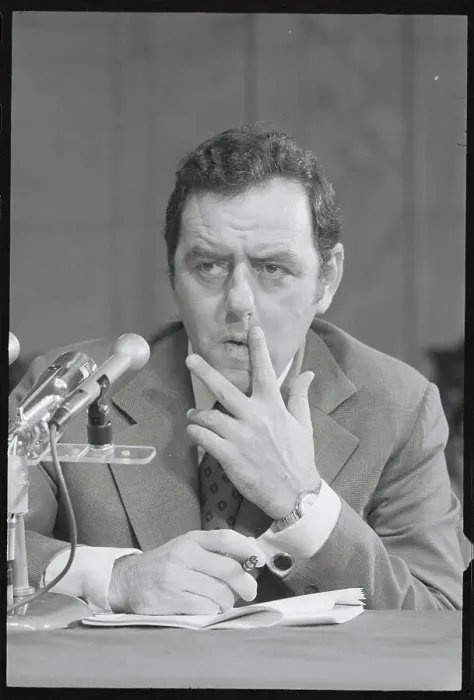 Framed Print : John Caulfield Testifying Before Senate Committee